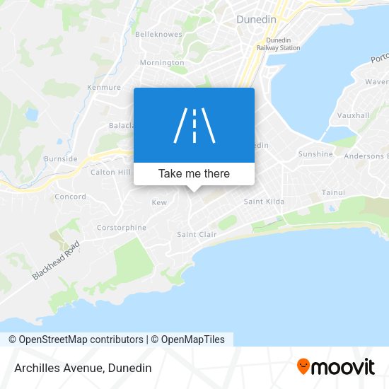 Archilles Avenue map
