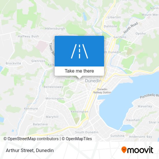 Arthur Street map