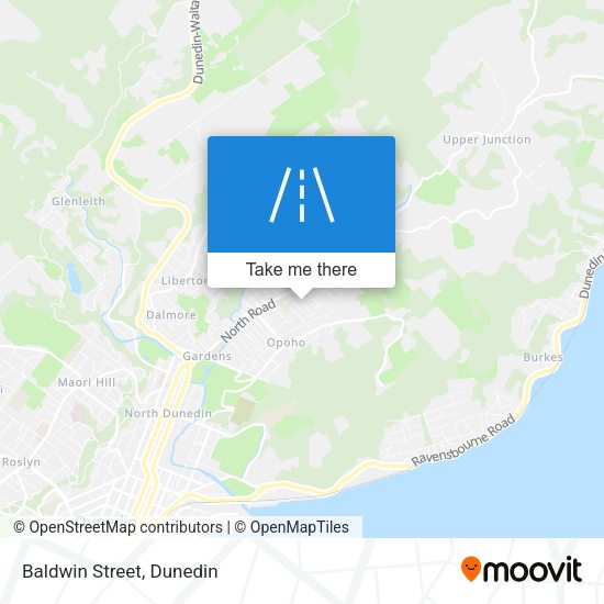 Baldwin Street map