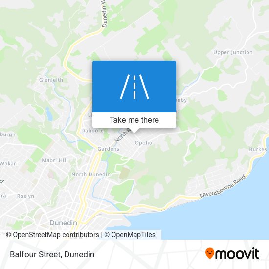 Balfour Street map