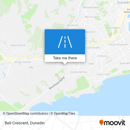 Bell Crescent map