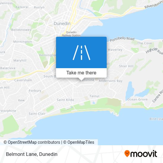 Belmont Lane map