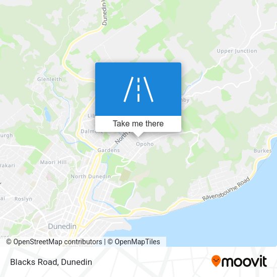 Blacks Road map