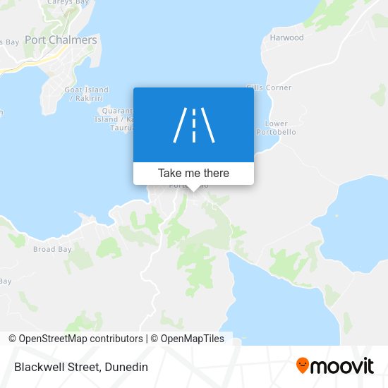 Blackwell Street map