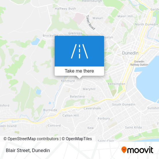 Blair Street map