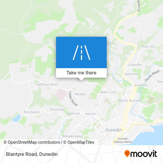 Blantyre Road map