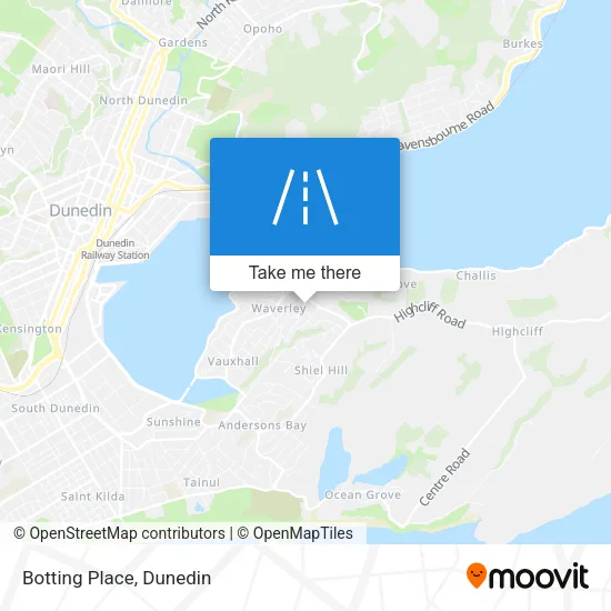 Botting Place map