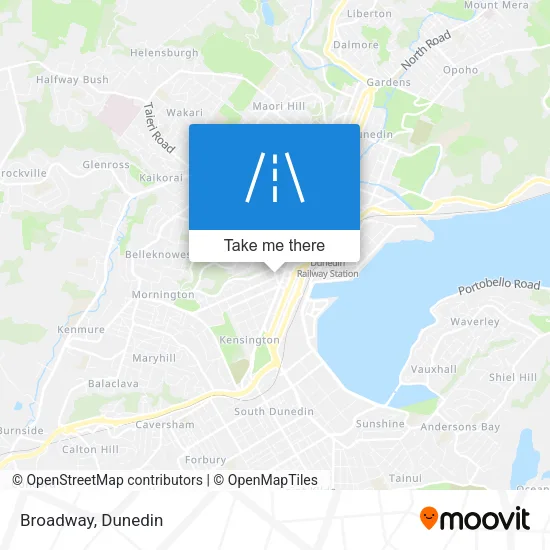 Broadway map