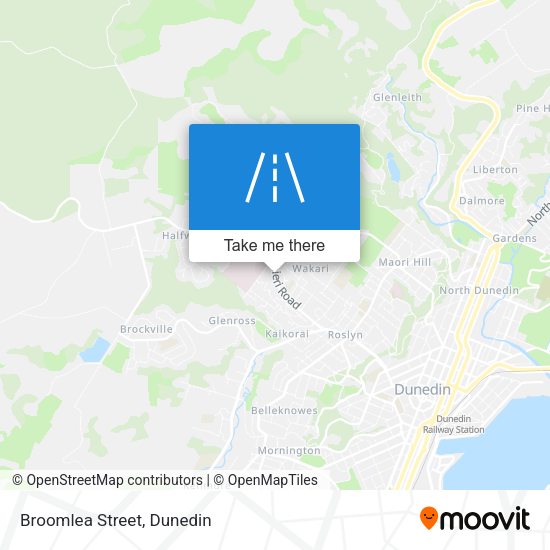Broomlea Street map