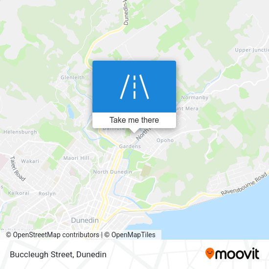 Buccleugh Street map
