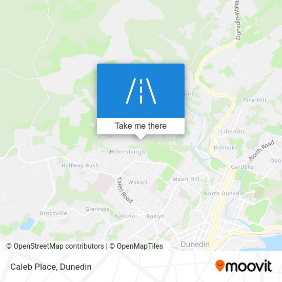Caleb Place map