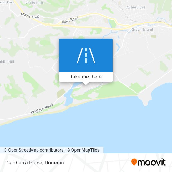 Canberra Place map