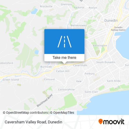Caversham Valley Road地图