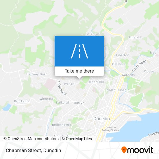 Chapman Street map
