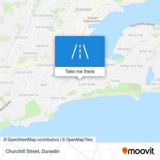 Churchill Street map