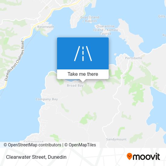 Clearwater Street map