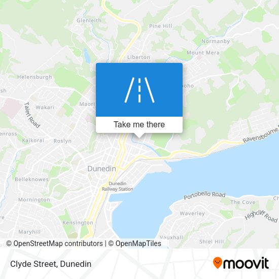 Clyde Street map