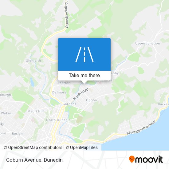 Coburn Avenue map