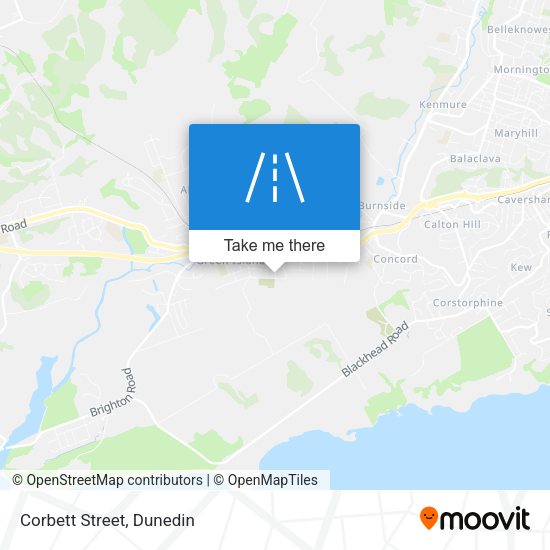 Corbett Street map