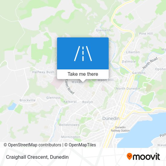 Craighall Crescent map