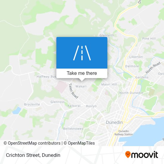 Crichton Street map