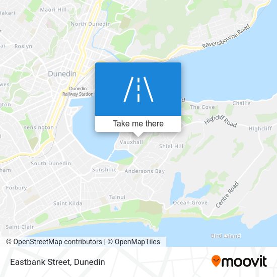 Eastbank Street map