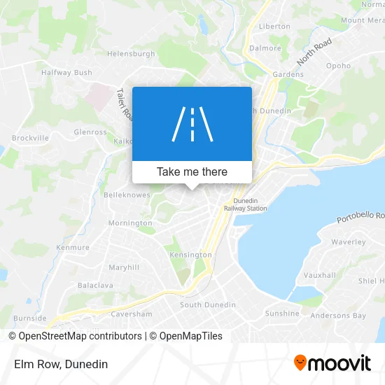 Elm Row map