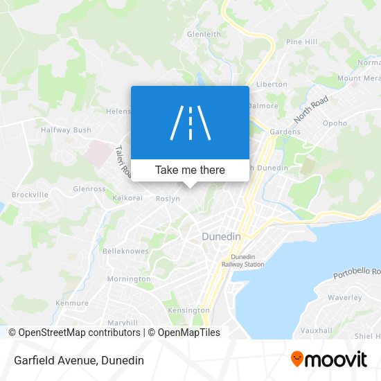 Garfield Avenue map