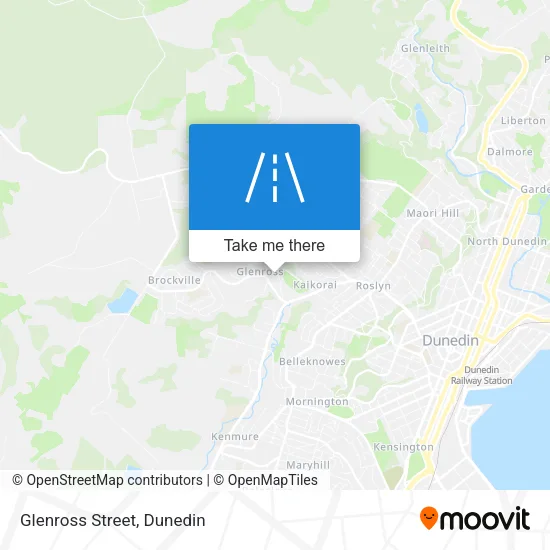 Glenross Street map