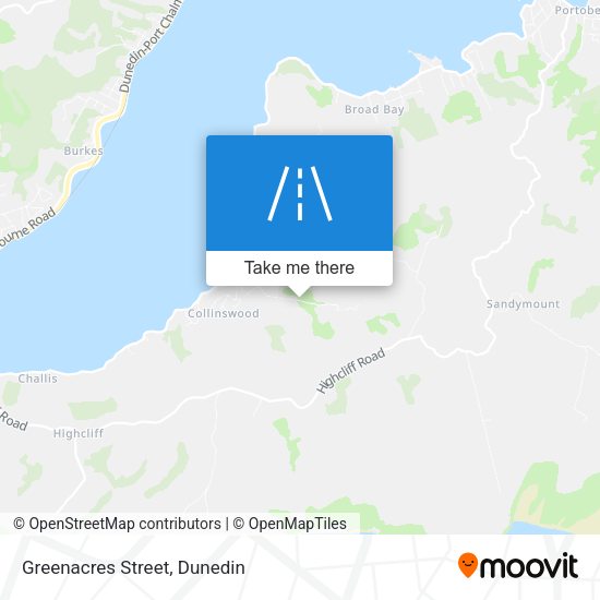 Greenacres Street map