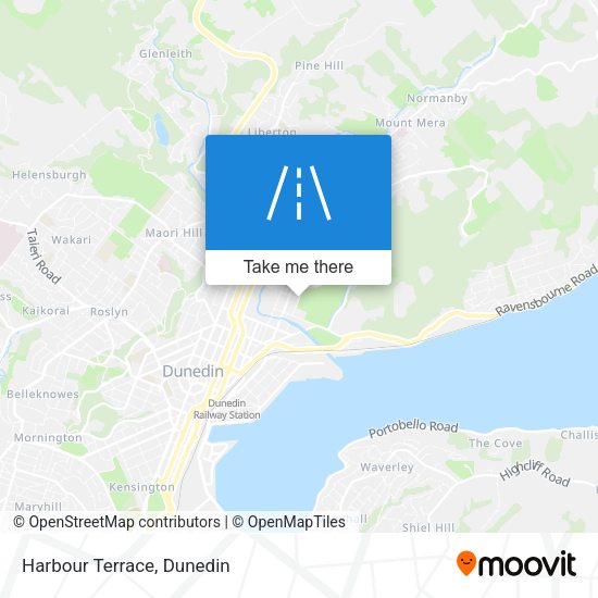 Harbour Terrace map