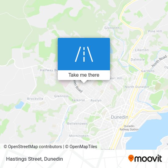 Hastings Street map