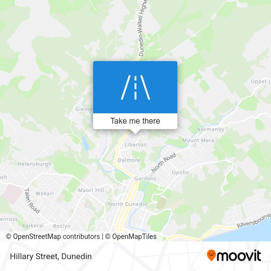 Hillary Street map