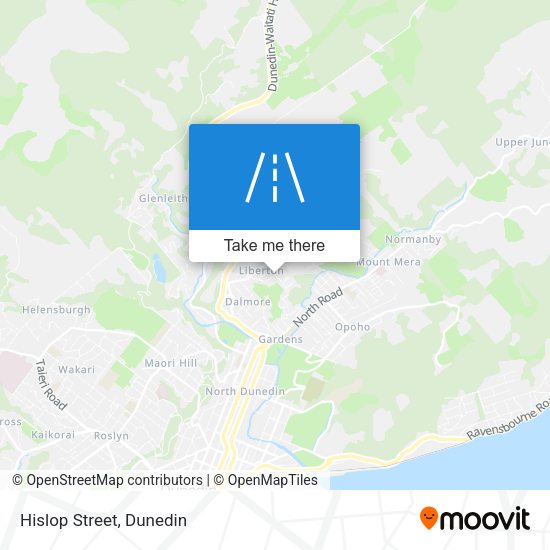 Hislop Street map