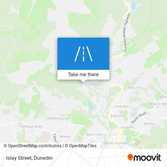 Islay Street map