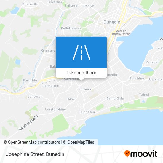 Josephine Street map