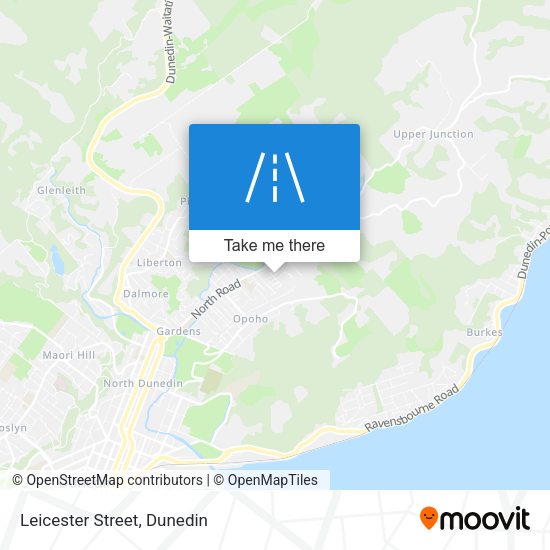 Leicester Street map