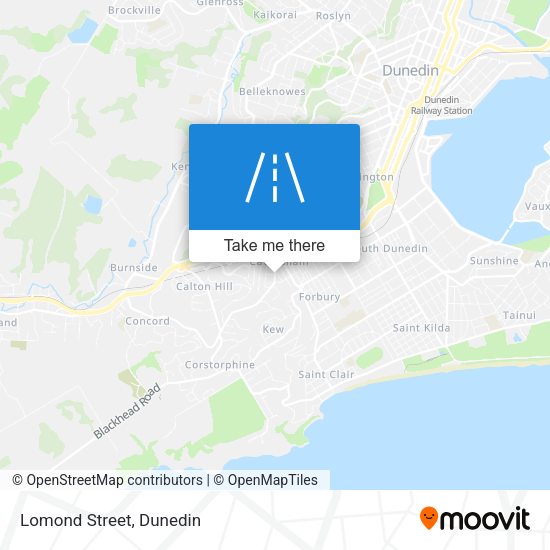 Lomond Street map