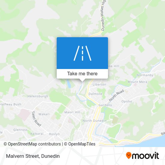 Malvern Street map