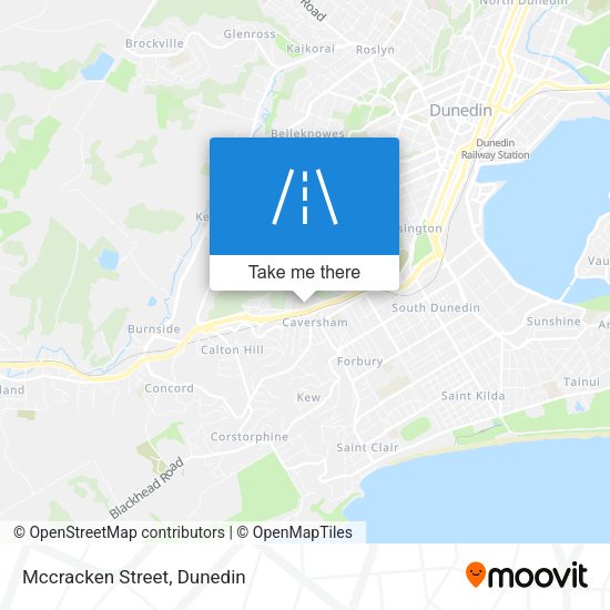 Mccracken Street map