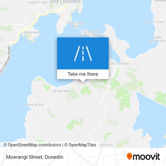 Moerangi Street map