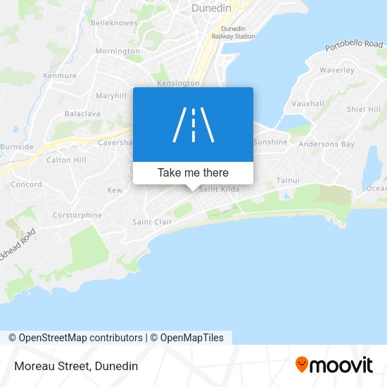 Moreau Street map