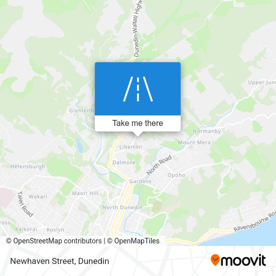 Newhaven Street map