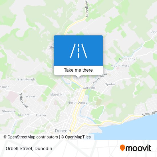 Orbell Street map
