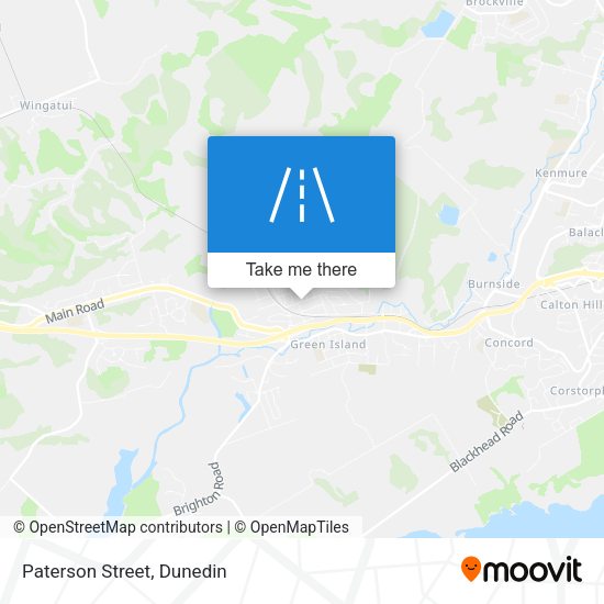 Paterson Street map