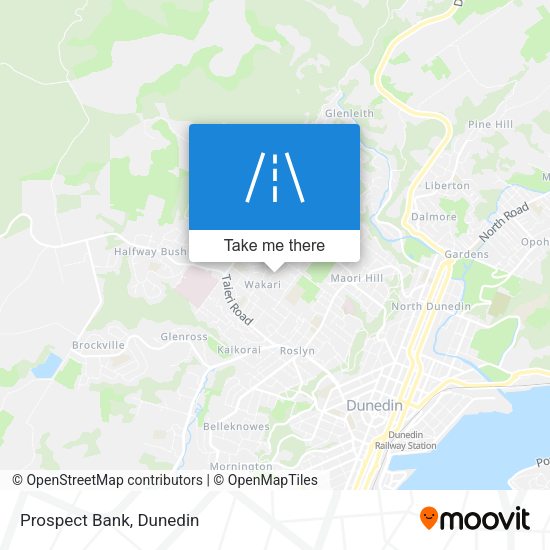 Prospect Bank map