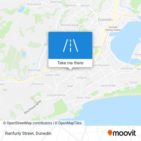 Ranfurly Street map