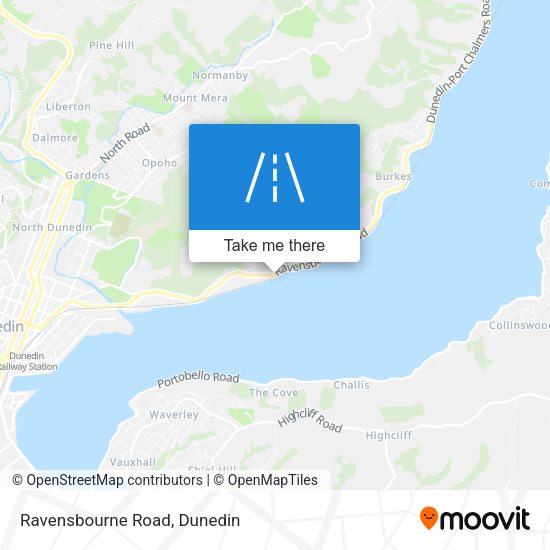 Ravensbourne Road map