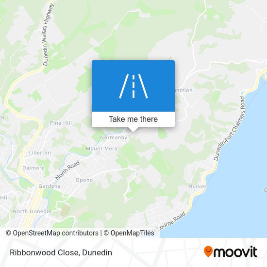 Ribbonwood Close map