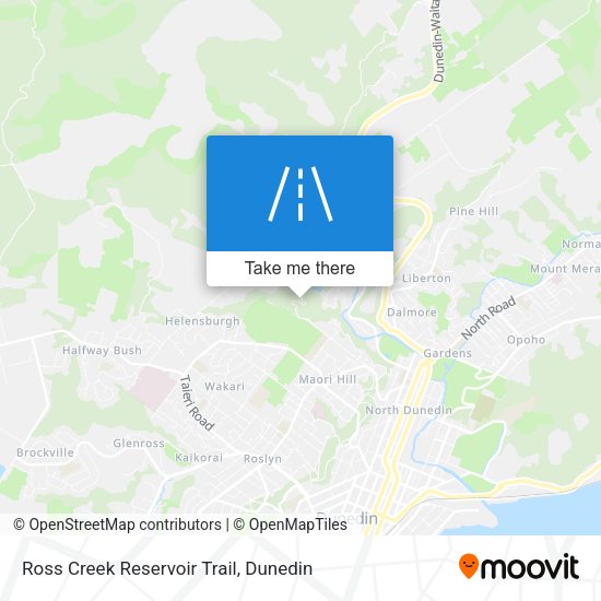 Ross Creek Reservoir Trail map